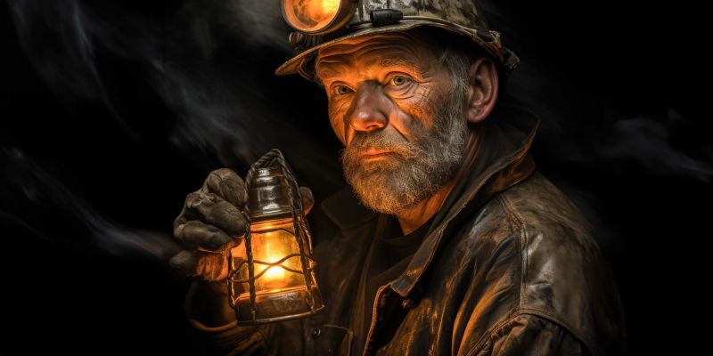Miner - a Digital Art by Siegfried Steins